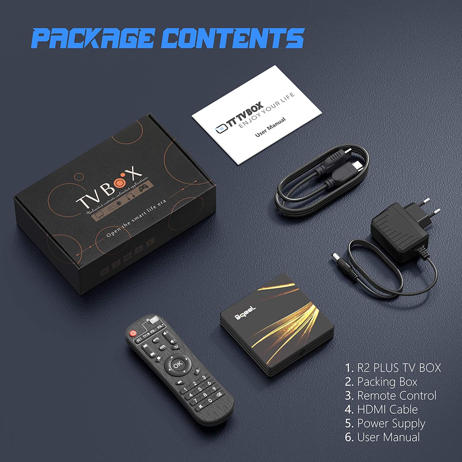 Android 10.0 TV Box【4GB+64GB】 R2 Plus Smart TV Box – Image 3